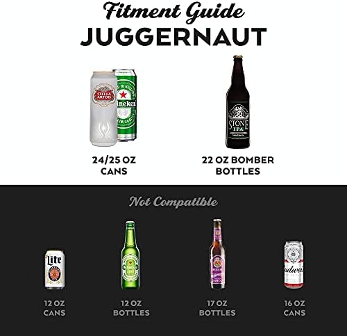Brümate Hopsulator Juggernaut יכול לבודד יותר לבודד עבור פחיות 24oz/ 25oz | יכול לשתות משקאות